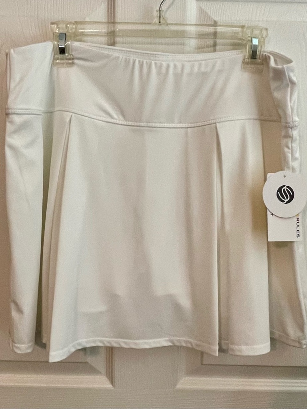 NWT SPORTO Active White Athletic SKORT XL MISSES